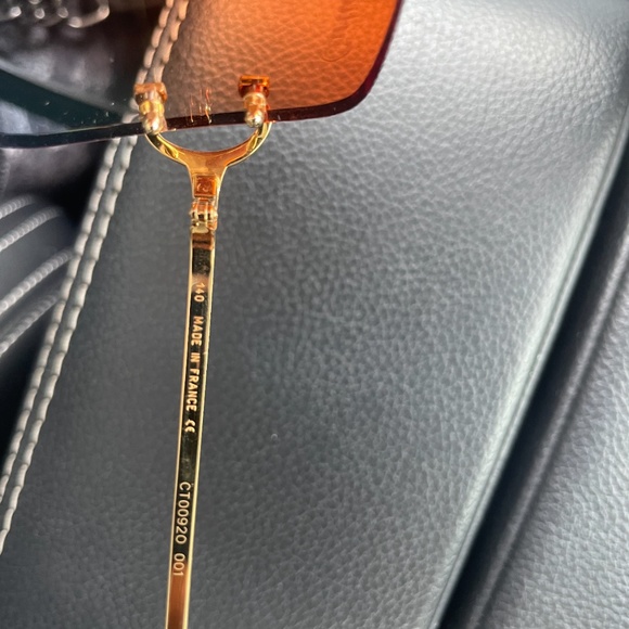 NEW CONDITION Cartier Rimless Ombré Sunglasses